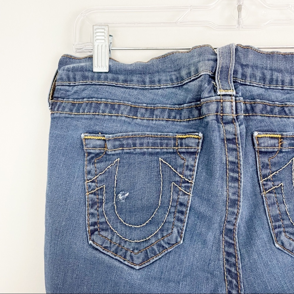 True Religion Women's Casey Super Skinny Jeans Medium Wash Size 32 - Picture 6 of 15